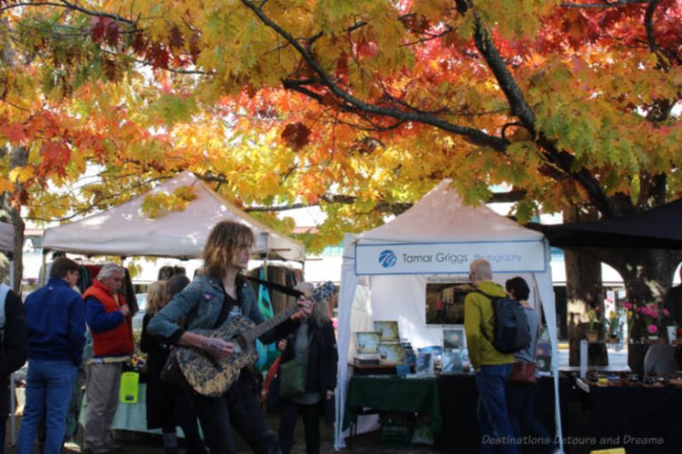 The Famous Salt Spring Island Saturday Market Destinations Detours and Dreams