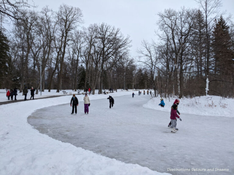 Winter walking trails in St. Vital Park, Henteleff Park, and Seine ...