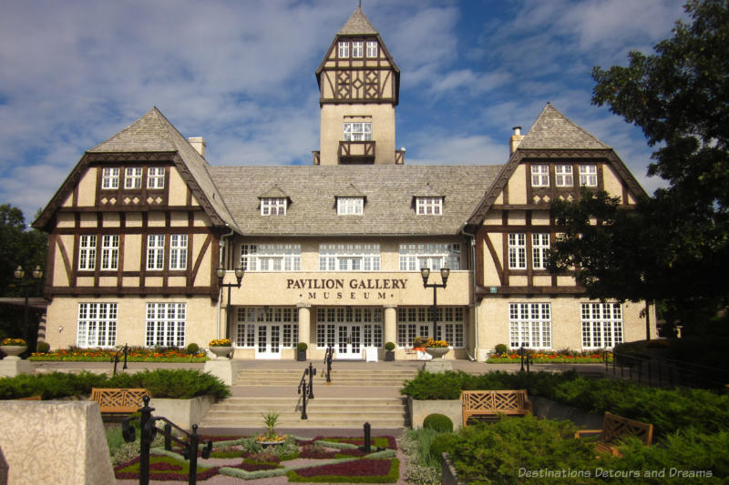 Tudor-style Pavilion Building in Assiniboine Park