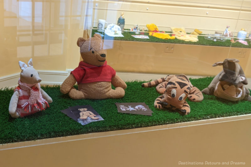 Stuffed Winnie-the-Pooh Characters at the Pooh Gallery