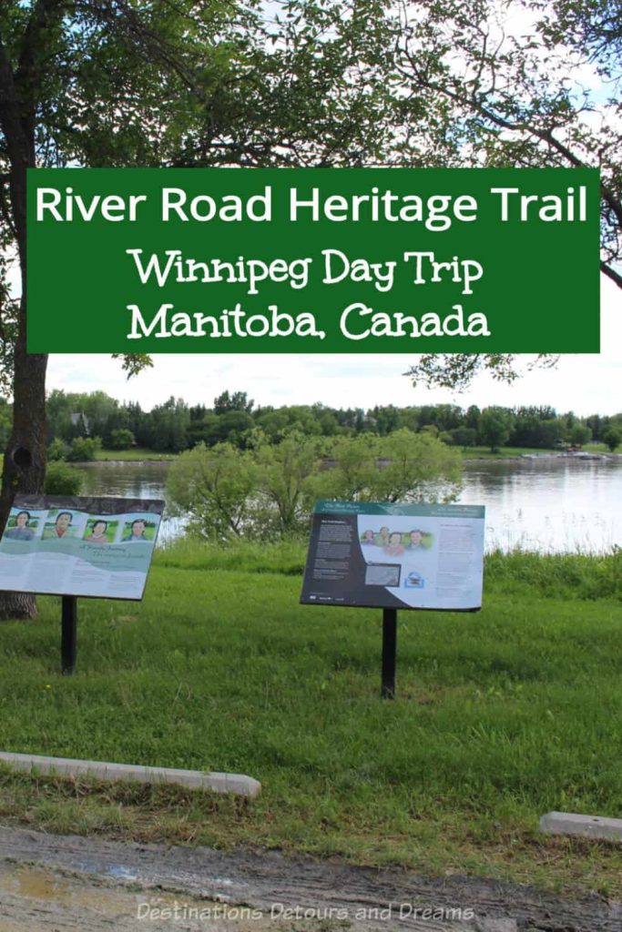 Southern Manitoba's Red River Heritage Parkway - A scenic riverside drive with historic landmarks north of Winnipeg, Manitoba, Canada makes for a pleasant day trip