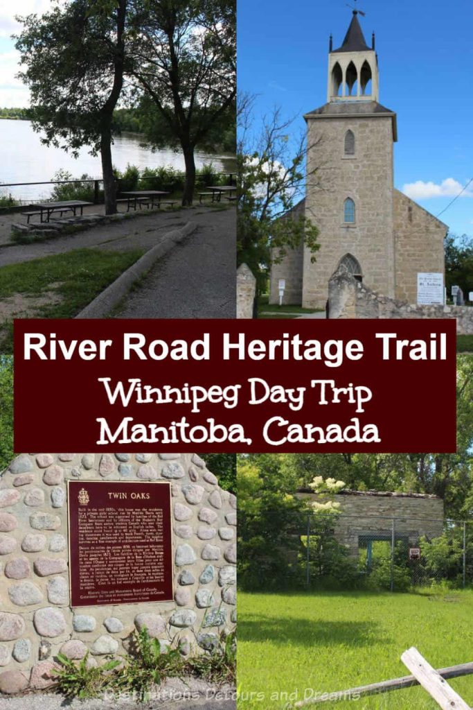 Southern Manitoba's Red River Heritage Parkway - A scenic riverside drive with historic landmarks north of Winnipeg, Manitoba, Canada makes for a pleasant day trip